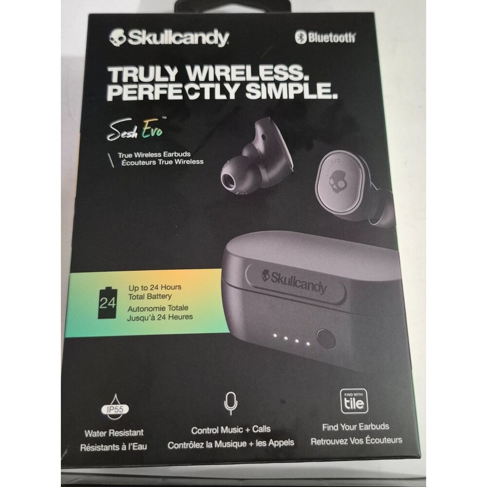 Skullcandy Mod True Wireless earbuds come in a black Home Deopt Case - Picture 2 of 6